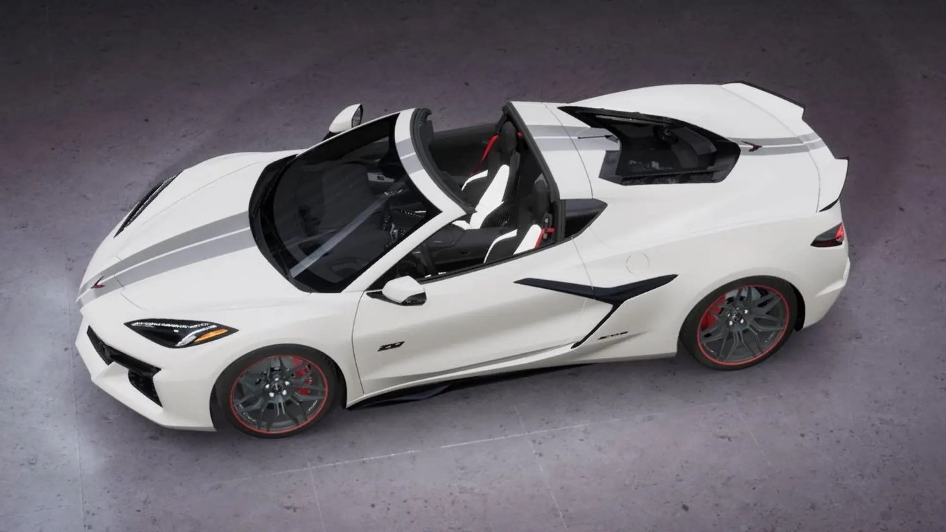 Corvette Z06 Édition 70e anniversaire blanc nacré 2